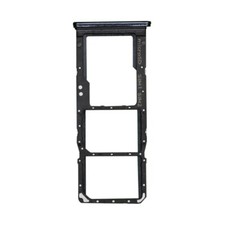 SIM microSD Card Tray Dual for Samsung Galaxy A70 Black Cell Phone Repair Part