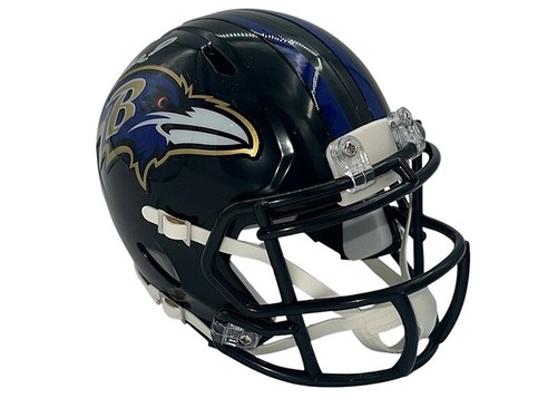 Ed Reed Signed Baltimore Ravens Speed Mini Football Helmet JSA - Picture 3 of 3