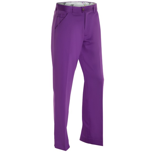 Royal and Awesome Men`s Golf Pants Purple Patch Golf Pants Waist 30 - 44 Royal and Awesome Men`s Golf Pants Purple Patch Golf Pants Waist 30 - 44