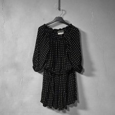 Rotate Birger Christensen long dress polka dot Size 42 RRP 500