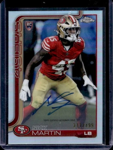 2025 Topps Chrome Nick Martin Refractor (RAW)