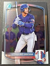 2025 Bowman Paulino Santana Chrome Prospects #BCP-72 Rangers