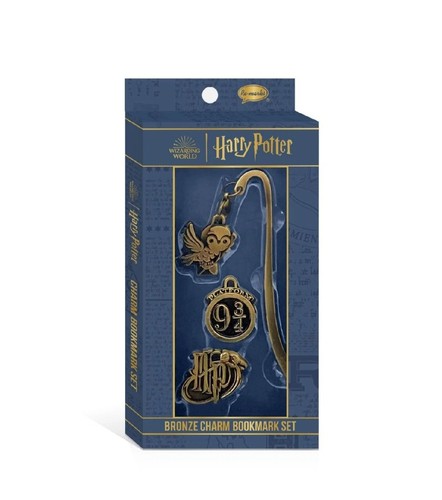 Harry Potter Bronze Charm Bookmark Set Customizable - Picture 7 of 12