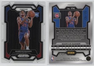 2023-24 Panini Prizm White Prizm /175 Marcus Sasser #174 Rookie RC