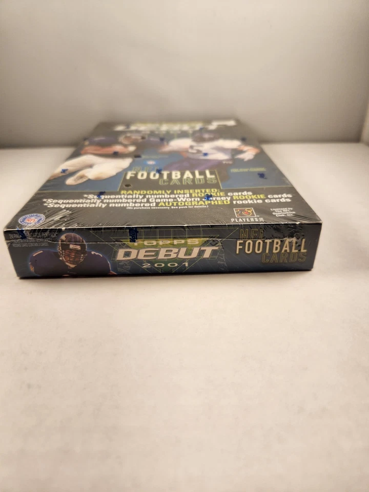 2001 Topps Debut Football Factory Sealed Hobby Box -Drew Brees RC, Autos, Relics - Image 3 of 4