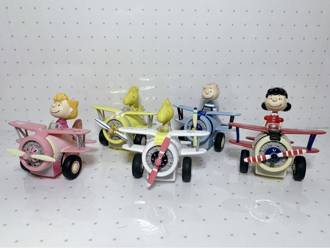 Peanuts ChoroQ HG Snoopy Collection 5pc Lot Takara Tomy Figure Set