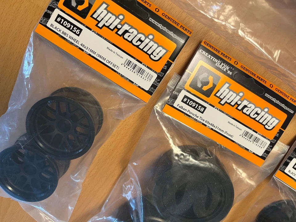 HPI Falken Porsche 911 GT3 RSR Body inkl. Reifen u. Farben - 1/10 - NEU - OVP - Bild 2 von 4