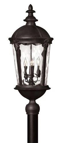 Hinkley 1891BK Windsor 4-Light Outdoor Post Light in Black Finish - Picture 2 of 2