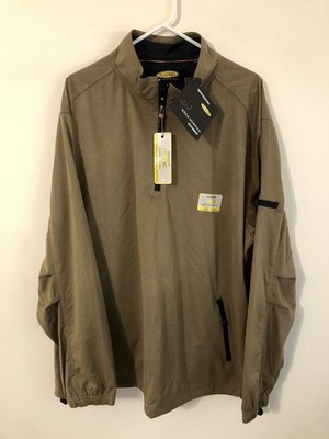 NWT Greg Norman Weatherknit Water & Wind Resistant 2XL Brown Men s Golf Pullover