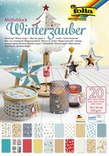 folia Motivblock "Winterzauber" 240 x 340 mm 20 Blatt