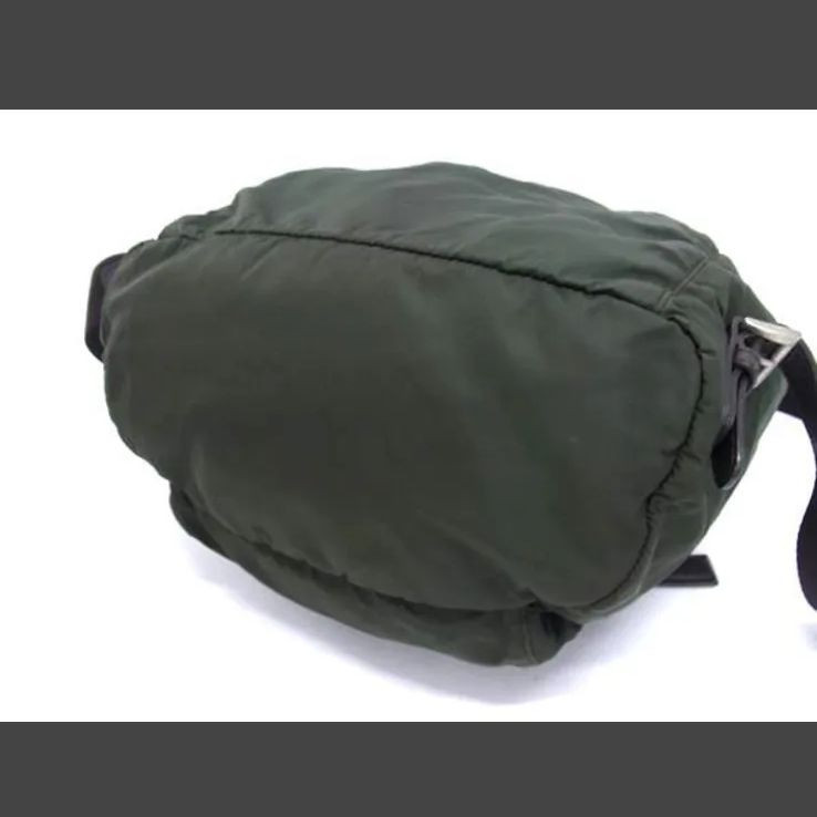 Authentic PRADA Testudo Nylon Mini Backpack Trian… - image 4