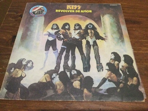 KISS LOVE GUN REVOLVER DE AM VINYL  EX -Rare RECORD ARGENTINIAN SPANISH ORIGINAL