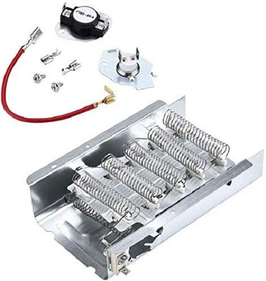 Dryer Heating Element Fuse Thermostat Kit for Whirlpool LER5636PQ1 LER6636PW1