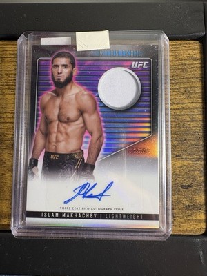 Islam Makhachev Topps Midnight Auto Patch 2024 