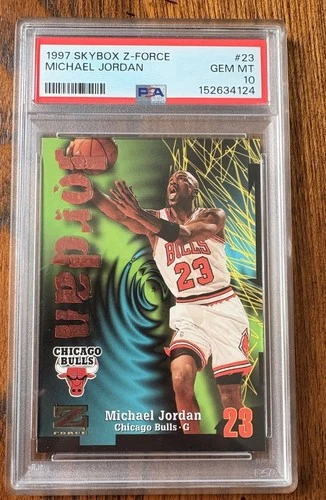 1997 Skybox Z-Force Michael Jordan #23 PSA 10 Low Pop