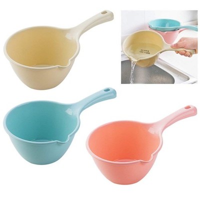 3PCS Plastic Bathing Ladle Spoons Kitchen Accessories Bathroom Water Scoop Cup B