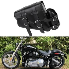Motorcycle Left Side Swingarm Saddle Bag For Harley Softail Standard Streetbob