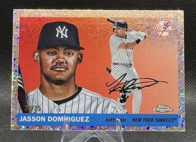 Topps Chrome Platinum Toile /75 SSP Jasson Dominguez #104 New York Yankees 2717