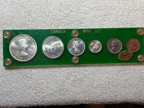 1959 RCM, Proof-Like 6 Coin Set in Capital Holder- 80% Silver