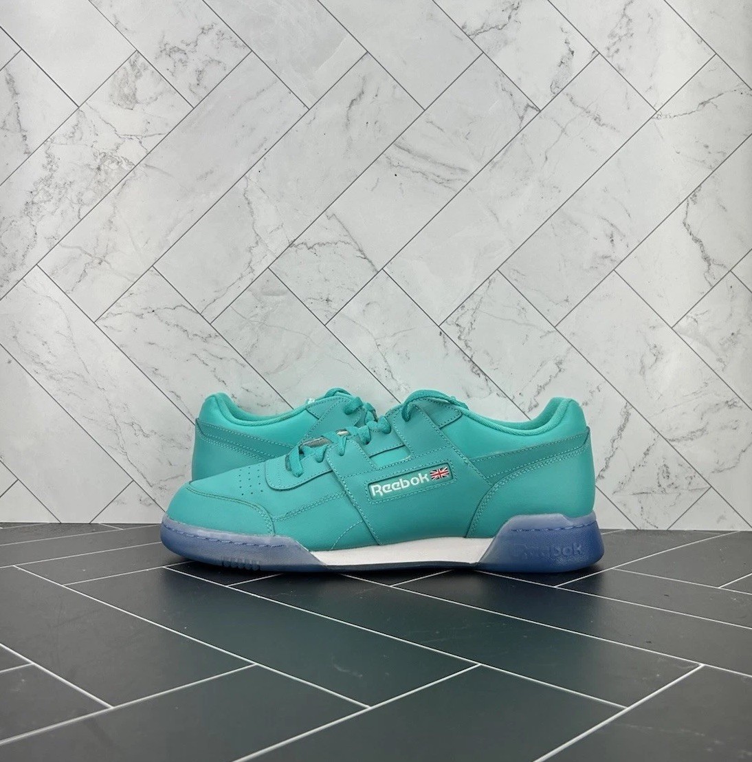Reebok Workout Plus Ice Solid Teal Blue Size 12 C… - image 1