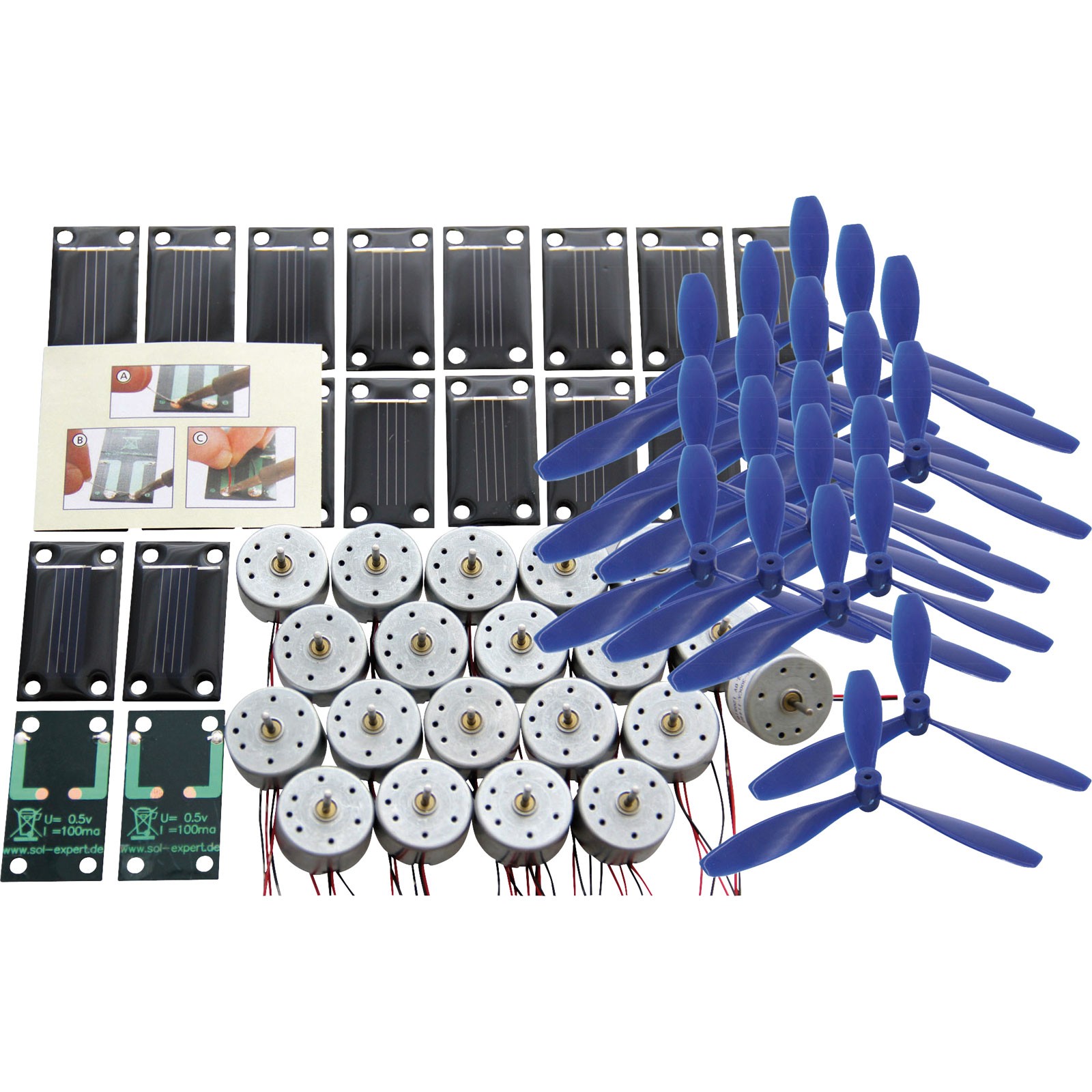 Sol Expert - Solar Impulse Set Of Sunshine With Solder - Over 60 Pieces