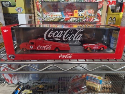 M2 Machines Coca-Cola Hauler 1969 Ford F-350 & 1965 Shelby 427