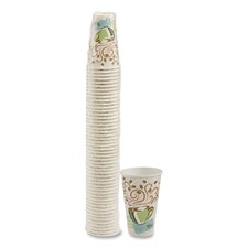 Dixie 5356CD 16 oz. PerfecTouch Coffee Haze Design Paper Hot Cups 50/Pack New