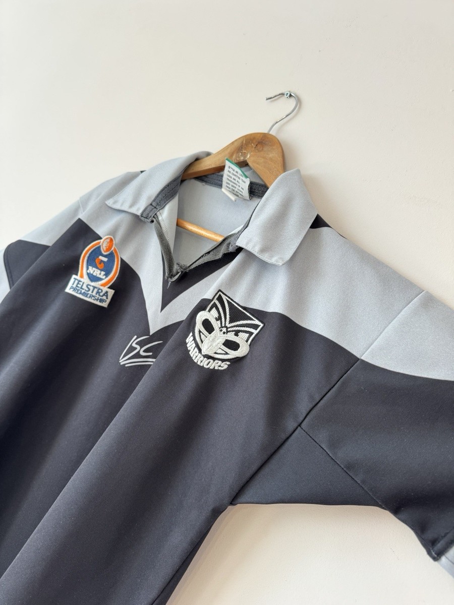 Vintage New Zealand Warriors Rugby Jersey NRL Shirt Kit Size Men's