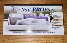 NEW JILBERE SATIN SMOOTH MANICURE PEDICURE NAIL KIT PRO FILER CORDLESS FILE TOOL