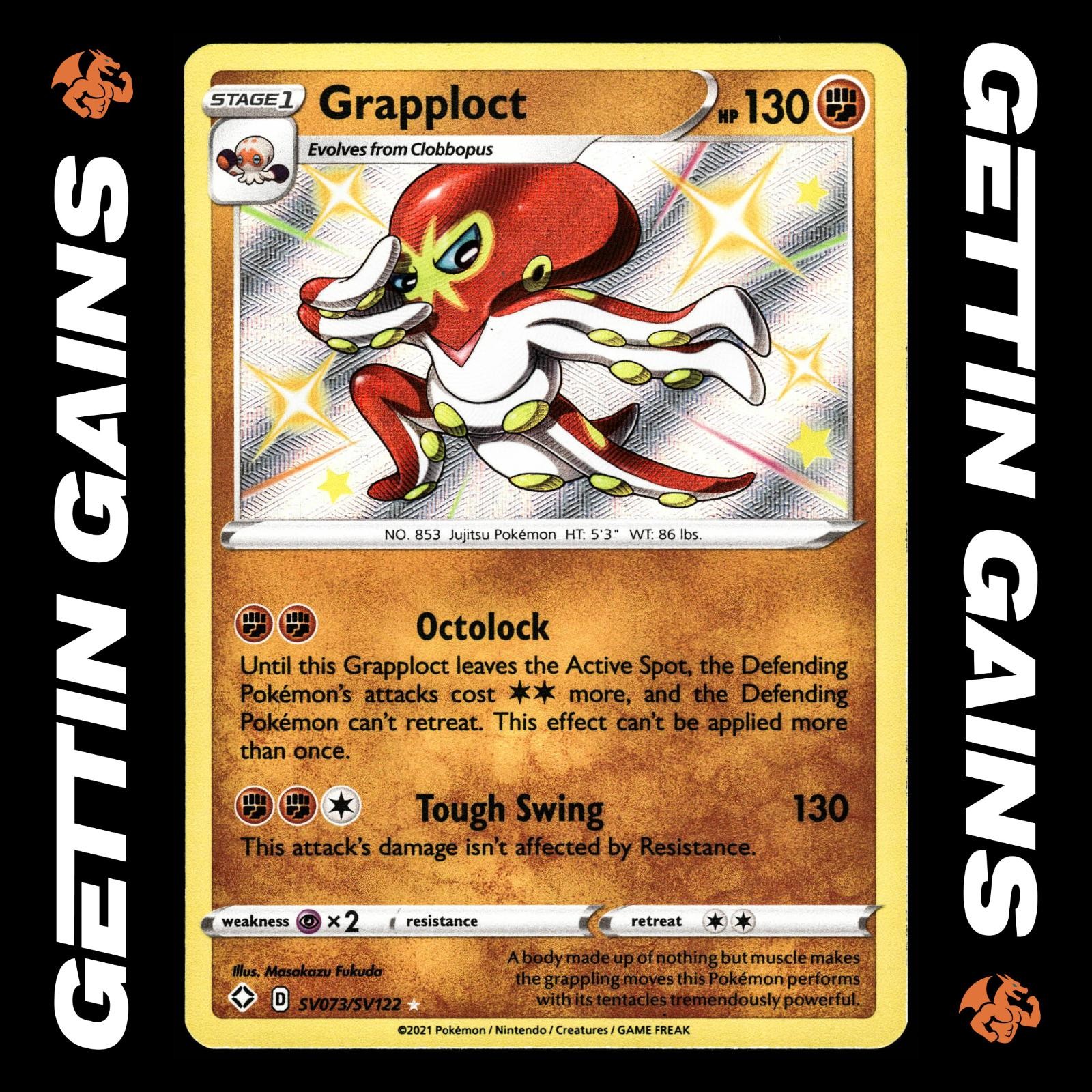 pokemon grapploct card Grapploct (Fusion Strike 153)