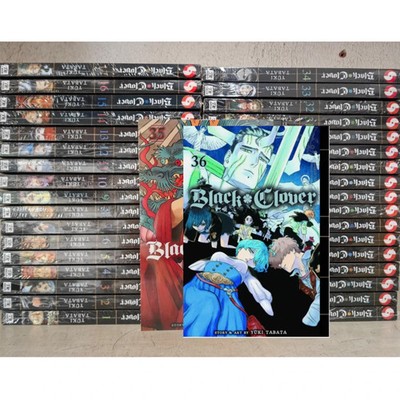 New Black Clover English Manga Set Comic Volume 1-36 Yuki Tabata -Fast Ship DHL
