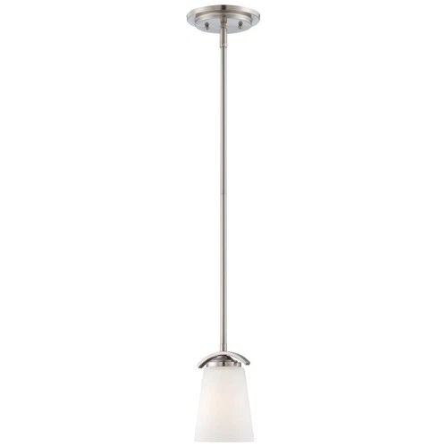 Minka Lavery 4961 Overland Park 1 Light 5"W Vantage Mini Pendant - Nickel - Picture 5 of 5