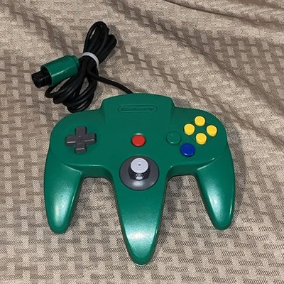 Authentic Nintendo N64 Green Controller w/Hall Effect Joystick Upgrade!