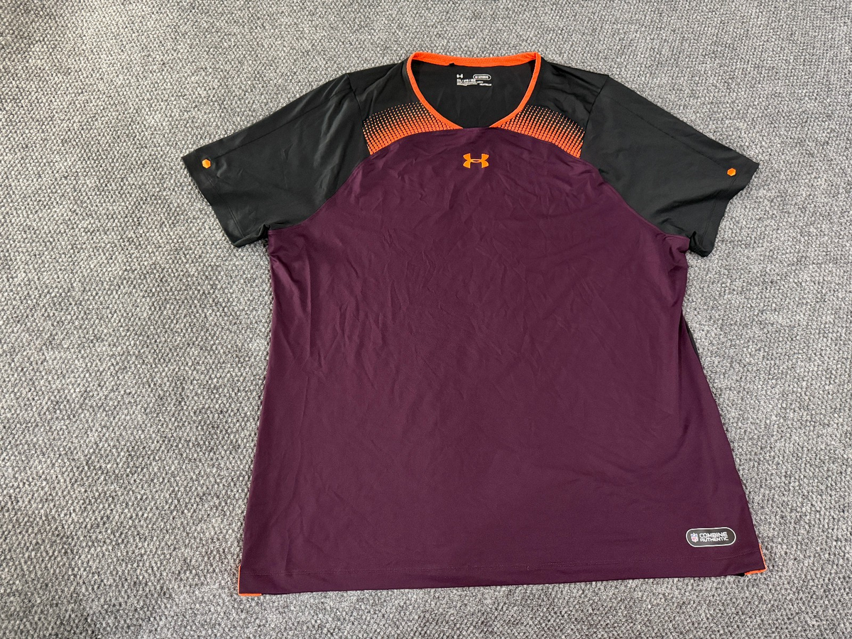 Under Armour nfl combine shirt mens 3XL purple football fitted
