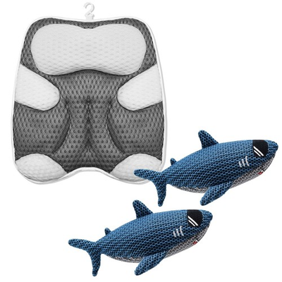 #ad #ad Luxury Bathtub Pillow for Head and Neck Support and Shark Hot Tub Scum Absorb... $61.18