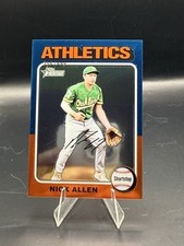 Nick Allen 2024 Heritage High Number Chrome /699 #249 Athletics