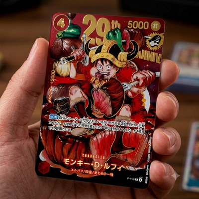 Monkey D Luffy PROMO P-159 gorgeous foil limited 2026 Japanese ONE