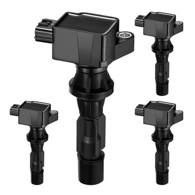 Pack of 4 Ignition Coil For Mazda 6 2.3L 06-08 Mazda 3 2.0L 2.3L 06-13 MX-5 2.0L
