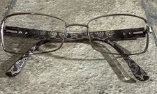 Michael Kors Eyeglasses Frame Only Full Rim Metal Brown Flex Hinge 52-20-135-32