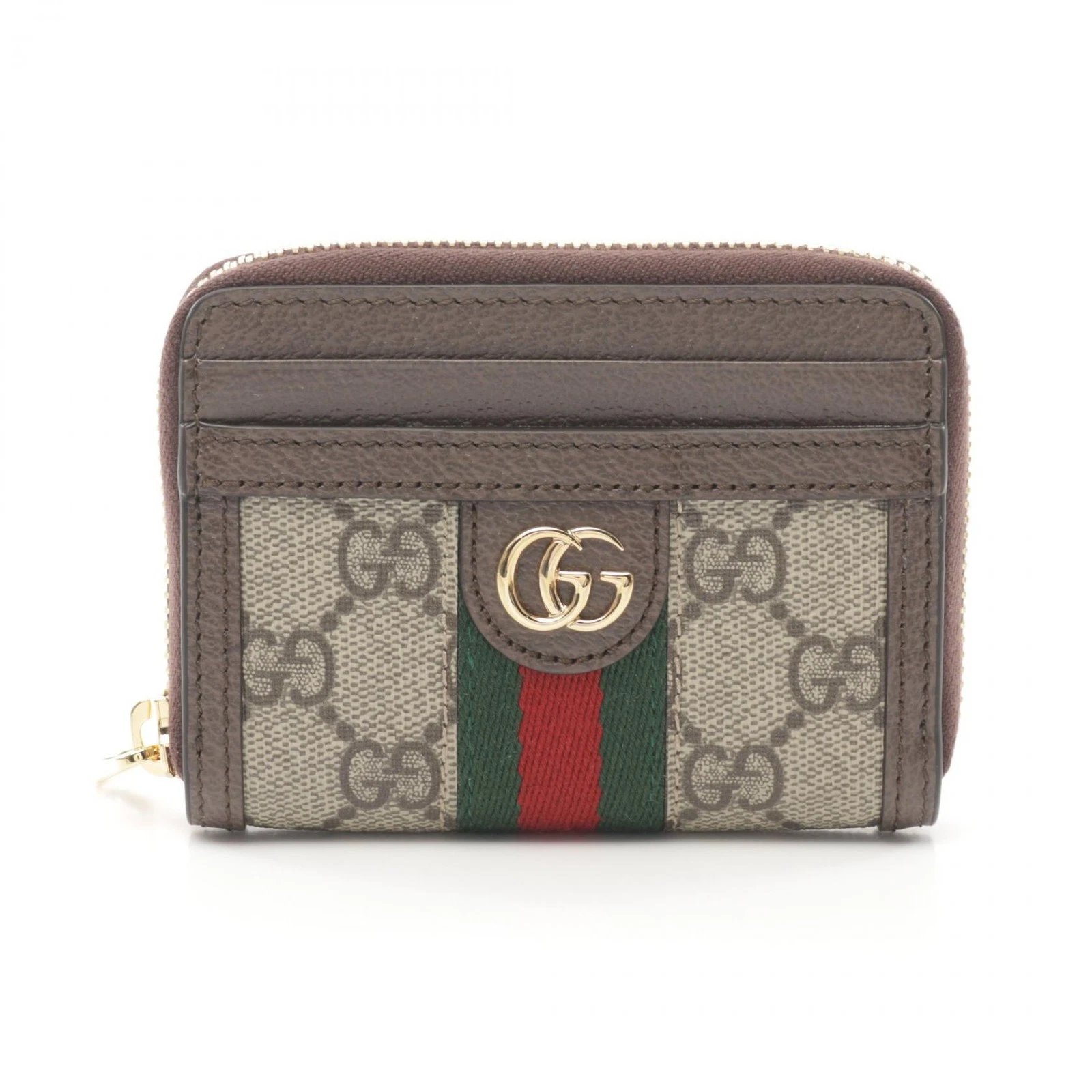 Gucci Offia Gg Supreme étui à cartes accessoires toile enduite PVC cuir femme