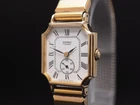 Vintage 1982 Seiko 1428-5000 Gold Small Second Roman Quartz Womens Watch JAPAN