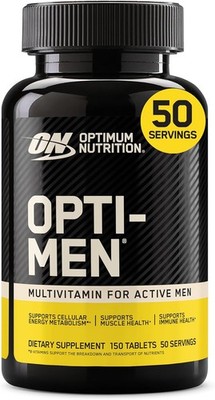 Optimum Nutrition Opti-Men Mens Multivitamin, 150 Count