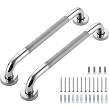 Grab Bars for Shower, 2 Pack 16-Inch Anti Slip Shower Handles for Elderly, Safet