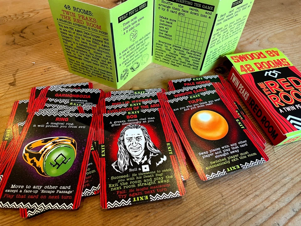 THE RED ROOM ( TWIN PEAKS ) - 48 ROOMS Card Game - Image 3 of 4