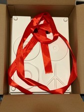 Teenage Engineering EMPTY White Mystery Box. Just the box  ribbon. Ships Free 