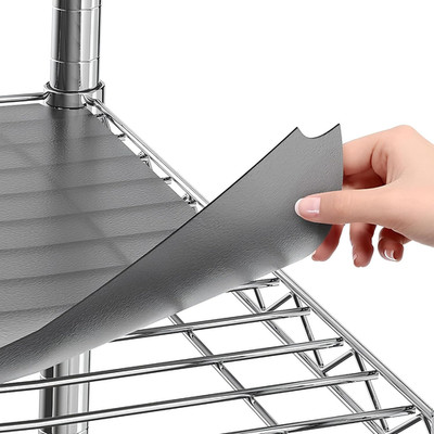 Wire Shelf Liners 14x36 Plastic Shelf Mats for Amazon Basics Shelving 4 Pack