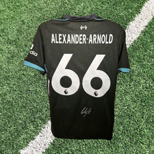 Trent Alexander-Arnold Signed Liverpool 2024-25 Away Football Shirt COA*