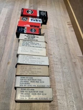 Lot of 11 JTL 1U4 Tubes  / TUNG-SOL ~ NOS ~ 1961 various sizes and brands RCA GE