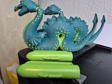 2x Playmobil 7864 Nessie Wikinger Seeschlange Grün mit Schwimmgewicht Top