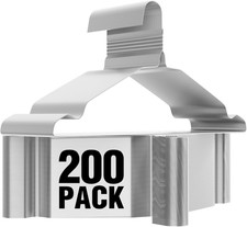 200 Pack Metal Wire Hangers - Ultra Thin Non-Slip Space Saving Clothes Hangers